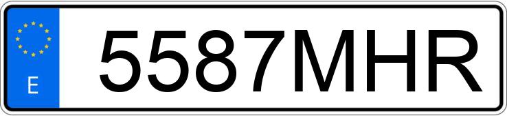 Numer rejestracyjny 5587MHR posiada AUDI Q5 SPORTBACK