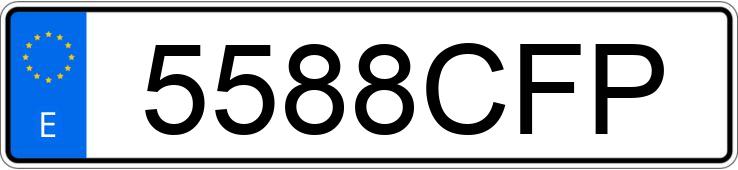 Numer rejestracyjny 5588CFP posiada MERCEDES C (203)