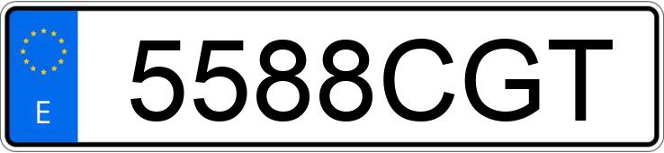 Numer rejestracyjny 5588CGT posiada OPEL ASTRA