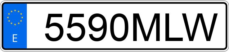 Numer rejestracyjny 5590MLW posiada PEUGEOT 308