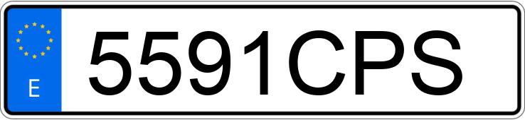 Numer rejestracyjny 5591CPS posiada PEUGEOT 307 XR 2.0 HDI 90 CLIM