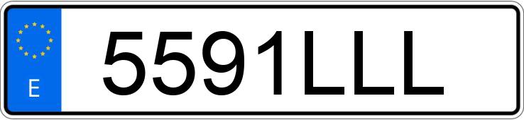 Numer rejestracyjny 5591LLL posiada BMW SERIE 4