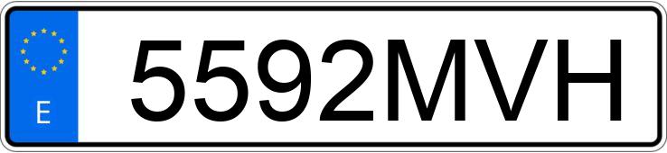 Numer rejestracyjny 5592MVH posiada RENAULT CAPTUR