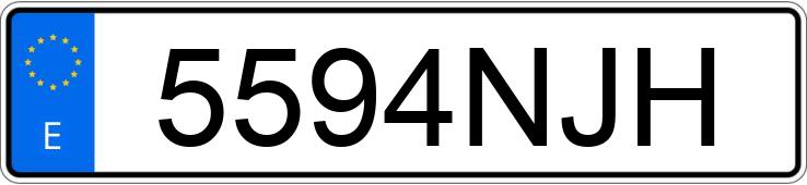 Numer rejestracyjny 5594NJH posiada YAMAHA DELIGHT Numer rejestracyjny 5594NJH posiada YAMAHA DELIGHT