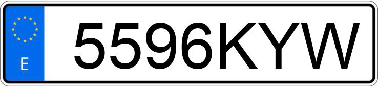 Numer rejestracyjny 5596KYW posiada KIA CEED Numer rejestracyjny 5596KYW posiada KIA CEED