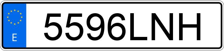 Numer rejestracyjny 5596LNH posiada CITROEN BERLINGO