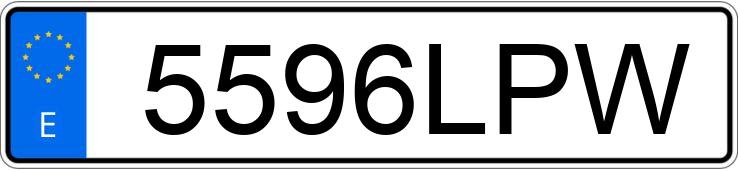 Numer rejestracyjny 5596LPW posiada MERCEDES A (177)