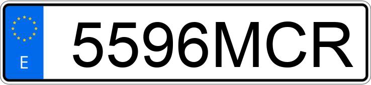 Numer rejestracyjny 5596MCR posiada RENAULT T