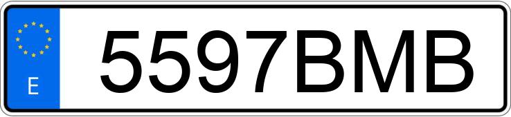 Numer rejestracyjny 5597BMB posiada GAS-GAS EC