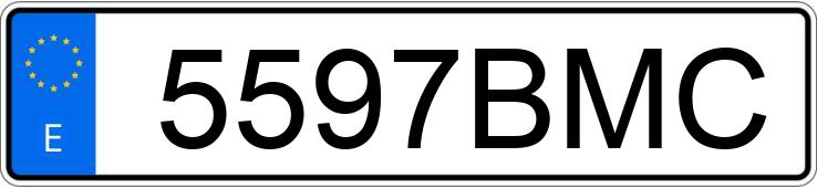 Numer rejestracyjny 5597BMC posiada PEUGEOT 306