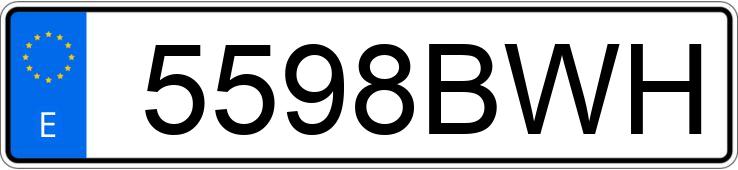 Numer rejestracyjny 5598BWH posiada IVECO EUROCARGO TECTOR