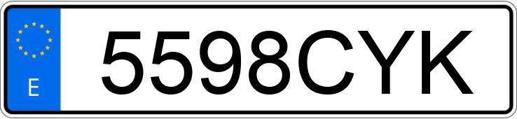 Numer rejestracyjny 5598CYK posiada ALFA ROMEO 156