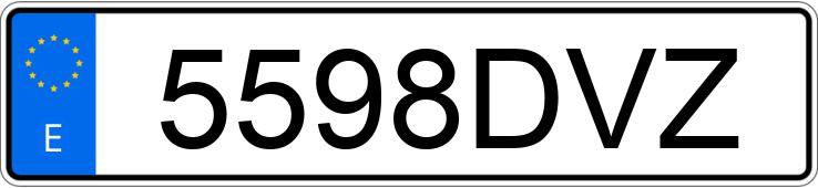 Numer rejestracyjny 5598DVZ posiada KIA MAGENTIS 2.0 CRDI EX2 Numer rejestracyjny 5598DVZ posiada KIA MAGENTIS 2.0 CRDI EX2
