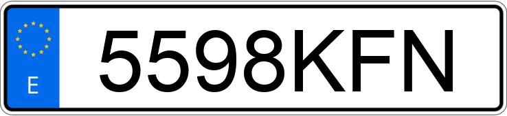 Numer rejestracyjny 5598KFN posiada AUDI A5 SPORTBACK Numer rejestracyjny 5598KFN posiada AUDI A5 SPORTBACK