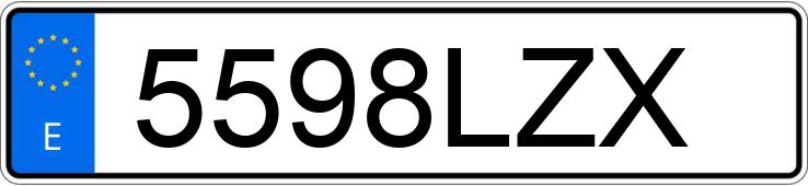 Numer rejestracyjny 5598LZX posiada PEUGEOT 208 Numer rejestracyjny 5598LZX posiada PEUGEOT 208