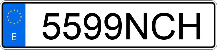 Numer rejestracyjny 5599NCH posiada LAND ROVER DISCOVERY