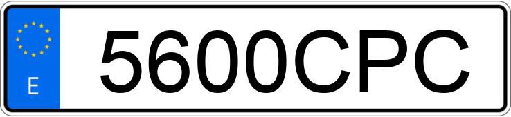 Numer rejestracyjny 5600CPC posiada MINI MINI