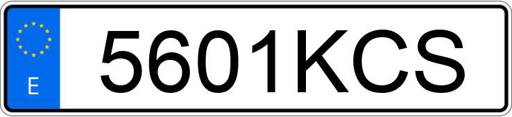 Numer rejestracyjny 5601KCS posiada FORD ECOSPORT