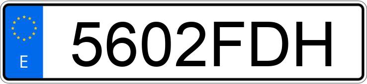 Numer rejestracyjny 5602FDH posiada RENAULT KANGOO
