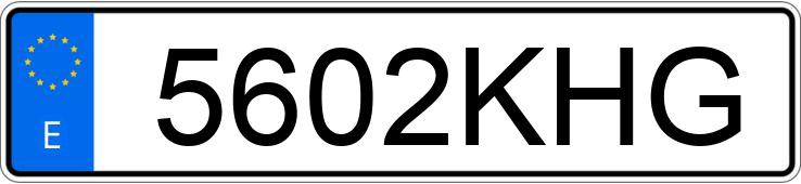 Numer rejestracyjny 5602KHG posiada TOYOTA RAV4