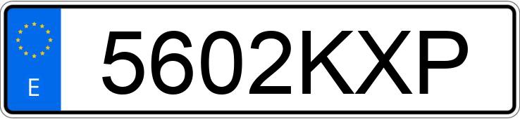 Numer rejestracyjny 5602KXP posiada FIAT DOBLO