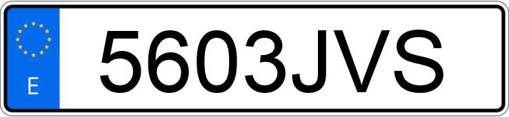 Numer rejestracyjny 5603JVS posiada RENAULT CAPTUR