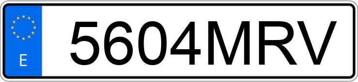 Numer rejestracyjny 5604MRV posiada RENAULT CLIO