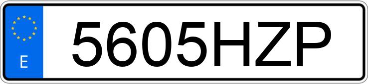 Il numero di registrazione 5605HZP ha HYUNDAI IX 35