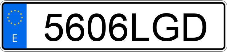 Numer rejestracyjny 5606LGD posiada SEAT IBIZA Numer rejestracyjny 5606LGD posiada SEAT IBIZA