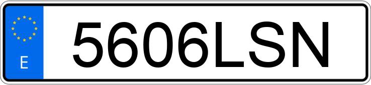 Numer rejestracyjny 5606LSN posiada OPEL CORSA