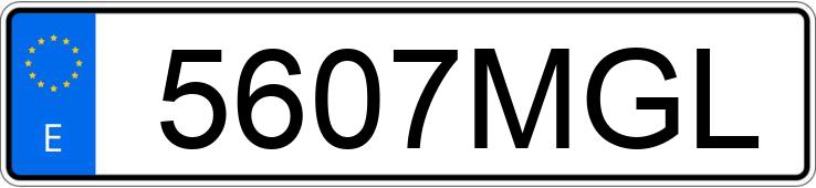 Numer rejestracyjny 5607MGL posiada FIAT PANDA