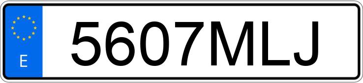 Numer rejestracyjny 5607MLJ posiada SILENCE S