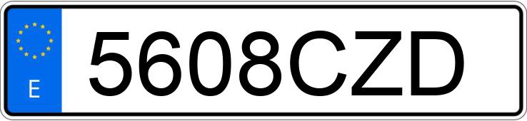 Numer rejestracyjny 5608CZD posiada SKODA SUPERB CLASSIC 1.9 TDI CLIMA