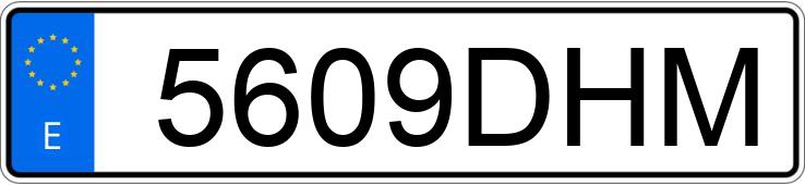 Die Registrierungsnummer 5609DHM hat ISUZU SERIE N NQR 70 L