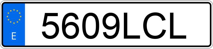 Numer rejestracyjny 5609LCL posiada BMW SERIE 1