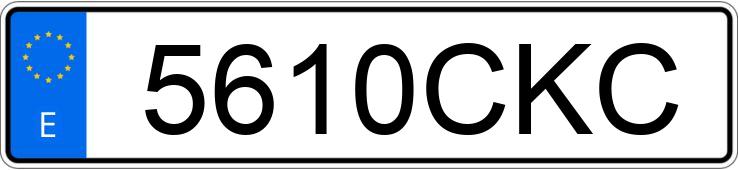 Numer rejestracyjny 5610CKC posiada BMW X5