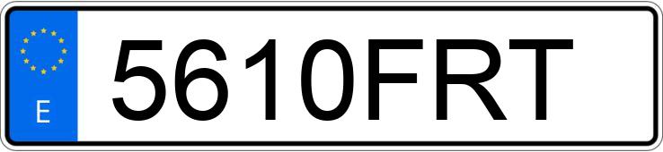 Numer rejestracyjny 5610FRT posiada FIAT DOBLO