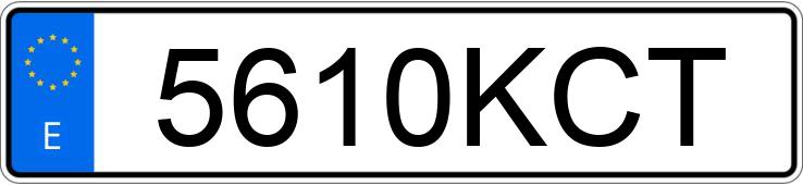 Numer rejestracyjny 5610KCT posiada MERCEDES GLA (156)