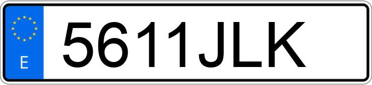 Numer rejestracyjny 5611JLK posiada FORD KUGA