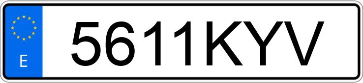 Numer rejestracyjny 5611KYV posiada OPEL CORSA