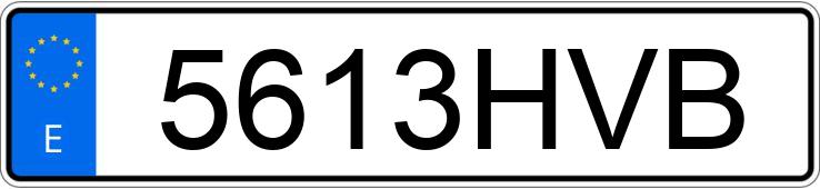 Numer rejestracyjny 5613HVB posiada CHEVROLET-GM CRUZE