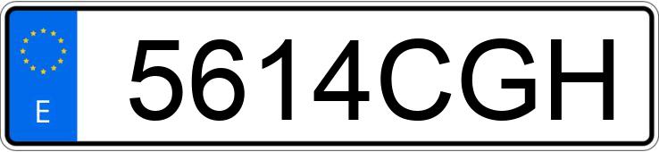 Numer rejestracyjny 5614CGH posiada NISSAN MICRA