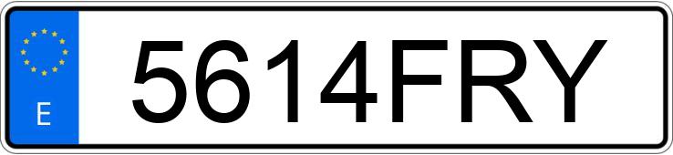 Numer rejestracyjny 5614FRY posiada MINI MINI Numer rejestracyjny 5614FRY posiada MINI MINI