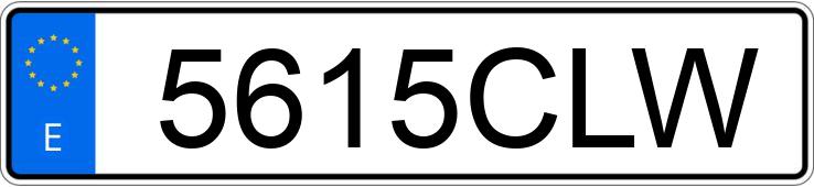 Numer rejestracyjny 5615CLW posiada SEAT LEON
