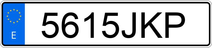 Numer rejestracyjny 5615JKP posiada RENAULT CLIO