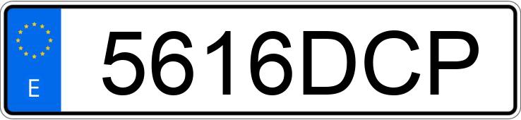 Numer rejestracyjny 5616DCP posiada PEUGEOT 206 Numer rejestracyjny 5616DCP posiada PEUGEOT 206