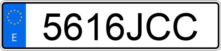 Numer rejestracyjny 5616JCC posiada LEXUS NX 300 H