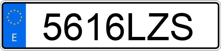 Numer rejestracyjny 5616LZS posiada BENELLI 752