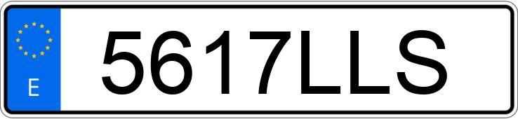 Numer rejestracyjny 5617LLS posiada FIAT TIPO