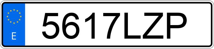 Numer rejestracyjny 5617LZP posiada FIAT DUCATO